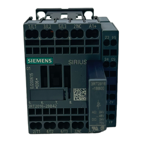 Siemens 3RT2016-2BB42 Circuit Breaker 3RT2916-1BB00 for Industrialist Use - Picture 2 of 12