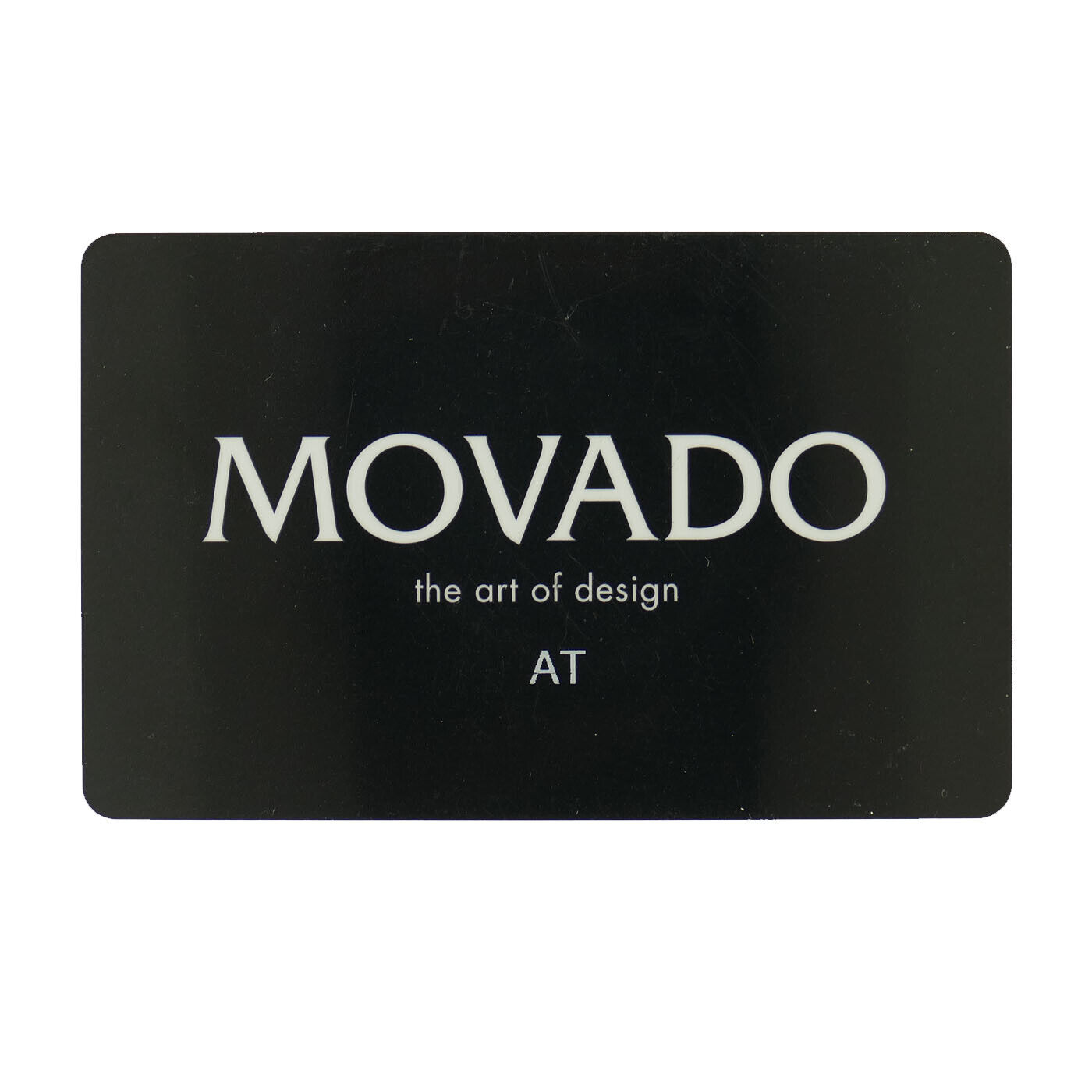 GENUINE MOVADO PLASTIC WARRANTY CARD