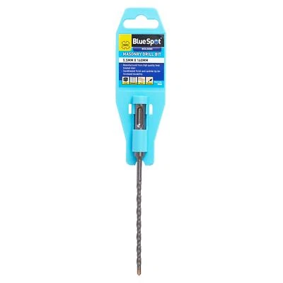 BlueSpot 5.5mmx160mm SDS Masonry Drill Bit for Brick Concrete Stone Carbide Tip