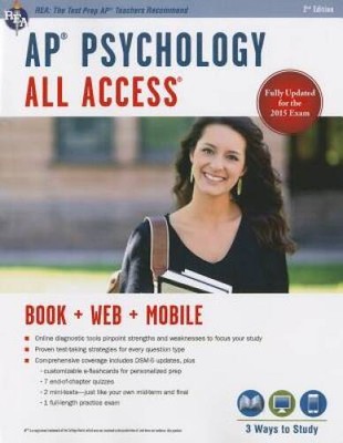 AP Psychology All Access Book  Online  Mobile (Advanced Placeme - ACCEPTABLE