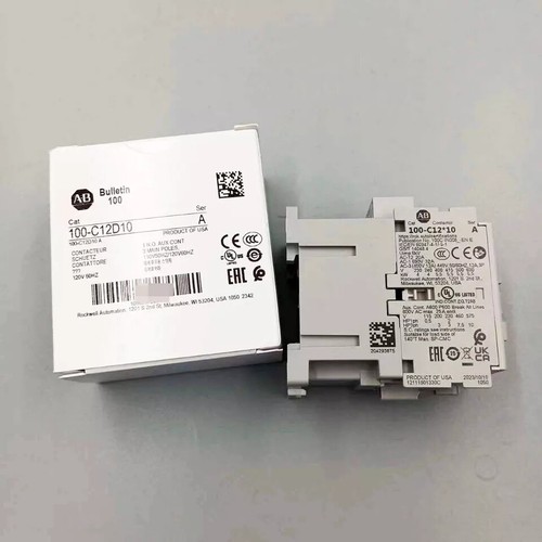 100-C12D10 Allen Bradley IEC 12 A Contactor AB 100C12D10 - Picture 2 of 5