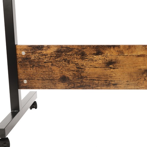Rolling Computer Desk Home PC Laptop Table Sofa Bed Side Table Adjustable Height - Picture 17 of 22