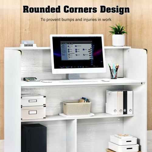 48 in Office Reception Desk Counter Salon Front Desk Retail Checkout Counter - Picture 8 of 9