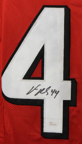 Vic Beasley Autographed/Signed Atlanta Falcons XL Red Jersey JSA 21904 - Picture 2 of 3