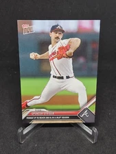 2023 Topps Now SPENCER STRIDER Braves #640 Fastest to 200 K's Atlanta Braves 