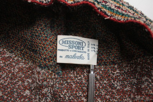 Missoni Sport Pullover Mehrfarbig Abstrakt Made In Italy 50 - Bild 6 von 7