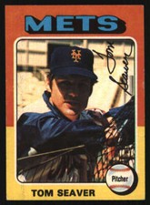 1975 Topps Mini #370 Tom Seaver EXMT/EXMT+ Mets 606838