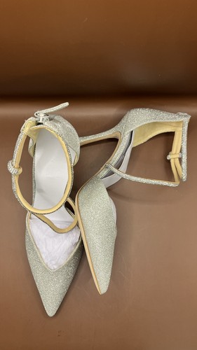 Bomba de tiras Nori Badgley Mischka para mujer talla 9 nueva en caja - Imagen 4 de 9