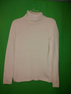 0331) CHARTER CLUB small lik x-small orange turtleneck 100 ...