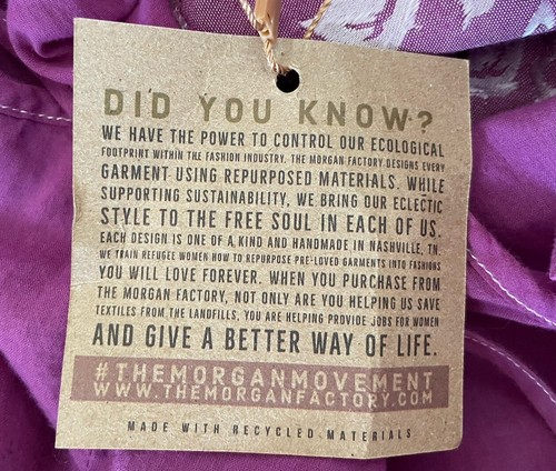 The Morgan Factory Tank Top Medium Handmade Adjustable Spaghetti Straps   (b5) - Picture 7 of 7