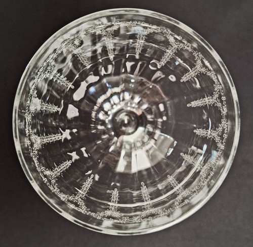 One H. C. Fry Glass Goblet with DE 103 etched pattern - Picture 3 of 4