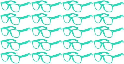 OWL Eyewear 20 Pack Wholesale Kids Clear Lens Glasses UVA UVB Protection - Picture 52 of 57