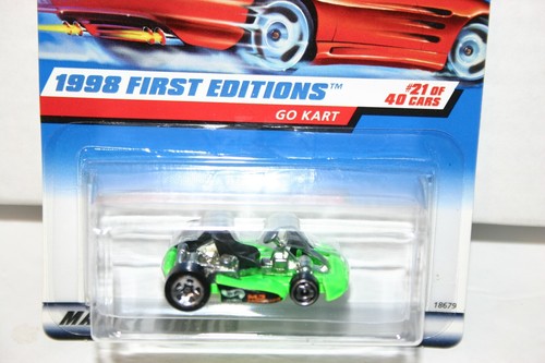 Go Kart Hot Wheels 1998 primeras ediciones # 651 verde - Imagen 3 de 4
