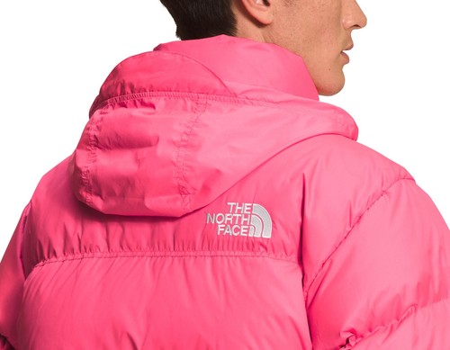 The North Face 1996 Retro Nuptse Men's Jacket Brilliant Coral Medium *NWT* - Picture 4 of 6