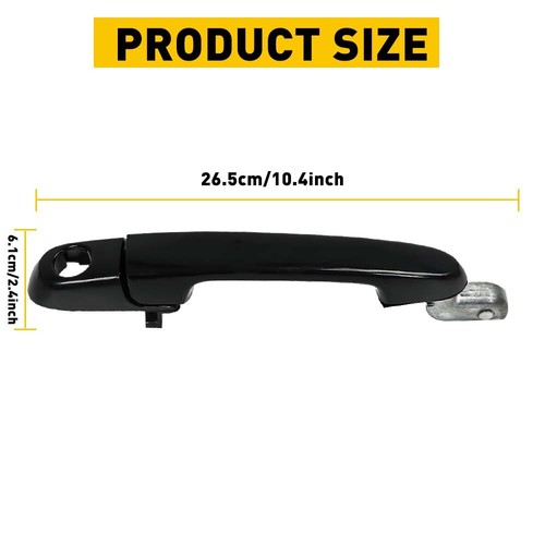 Front Left Right Exterior Door Handle Fit 2006 2007 2008 09 10 11 Hyundai Accent - Picture 5 of 8