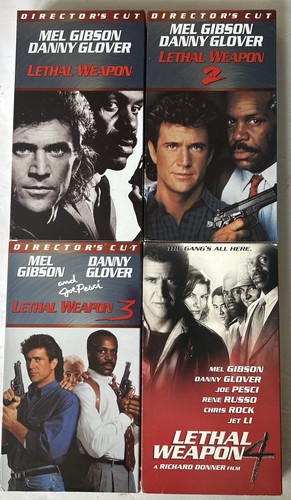 Lethal Weapon Director’s Cut Collection (VHS, 1998) Parts 1-4 FAST SHIPPING!! - Picture 2 of 14