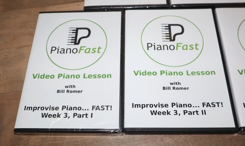 PianoFast BILL ROMER | x5 Improvise Piano 4-Week Instructional DVD Video Lessons - Imagen 3 de 5