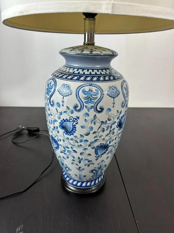 TISCHLAMPE NACH ANTIKEM VORBILD CHINA PORZELLANVASE STIL LAMPE - Bild 3 von 4