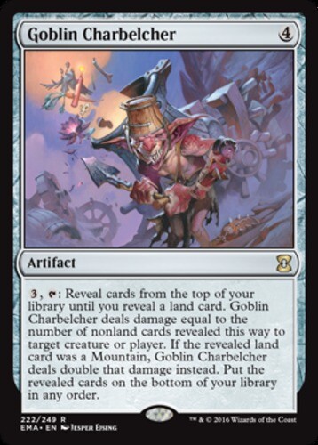 MTG - Goblin Charbelcher - Eternal Masters - NM, English Magic FLAT RATE SHIP - Picture 1 of 1