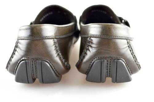 Mocasines de cuero marrón Salvatore Ferragamo 'Sardegna' para hombre talla US 8 - D - Imagen 4 de 6