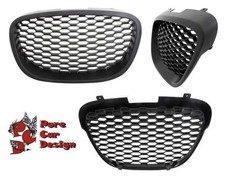 KÜHLERGRILL FÜR SEAT LEON 1P 05-09 SCHWARZ OHNE EMBLEM ABS FRONTGRILL FR BLACK