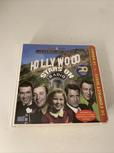 CD: Radio Spirits Legends Of Radio - Hollywood Stars On Radio - 20 COMPACT DISCS