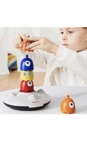 TOP HELLE STAPELBECHER BABYSPIELZEUG, STAPELBECHER FÜR KLEINKINDER 1-3 Montessori - Bild 3 von 7