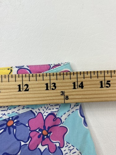 Lilly Pulitzer Damengröße 2 hell geblümt Stretch Vintage Hose 27"Wx24" Schrittlänge - Bild 8 von 12