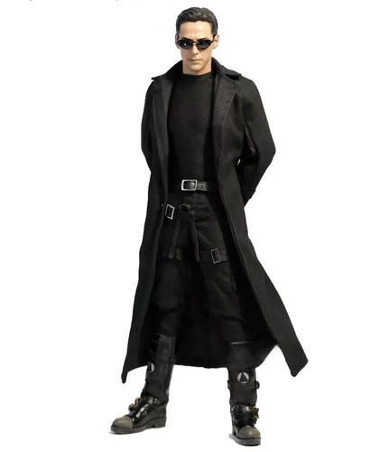 1/6 Scale Male Windbreaker Trench Long Coat Fit for 12" Action Figure Toys - Picture 6 of 8