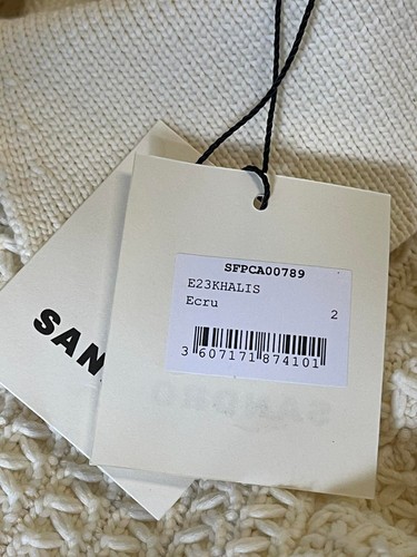 Sandro Paris Women's Cardigan Size 2 / M Knit SFPCA00789 - Picture 7 of 10
