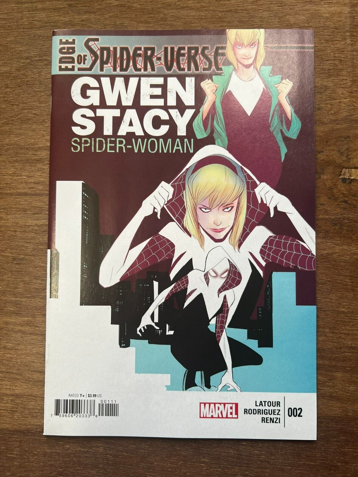 Edge of Spider-Verse 2 Facsimile Marvel Comics 1st App Spider-Gwen 2022
