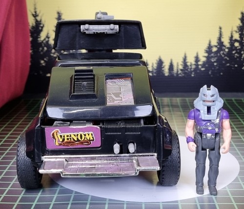 Vintage Kenner M.A.S.K. Jackhammer Complete w/Cliff Dagger & Torch Mask - Picture 7 of 8