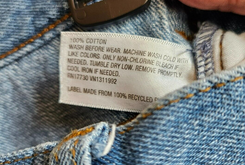 CAT & JACK RELAXED STRAIGHT BOYS STRAIGHT LEG DENIM JEANS LT. BLUE SIZE 10 #4293 - Picture 5 of 5