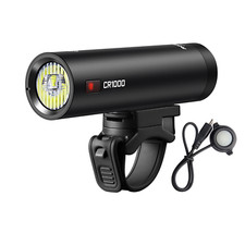 RAVEMEN CR1000 Bike Head Light Rechargeable 4000mAH Remote Bicycle Front Lamp