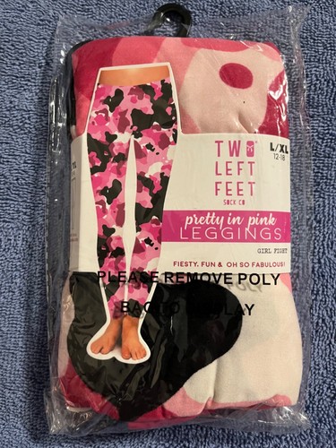 Two Left Feet Pretty in Pink Ladies Leggings - Picture 2 of 7