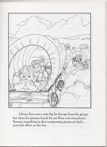 1997 JOHNNY KAW DER PIONIERGEIST VON KANSAS ~ Story Malbuch - Bild 2 von 6