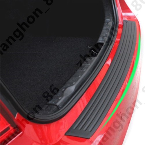 35.4" Rear Bumper Guard Trunk Edge Sill Black Rubber Protector Cover For Car SUV - Foto 2 di 12
