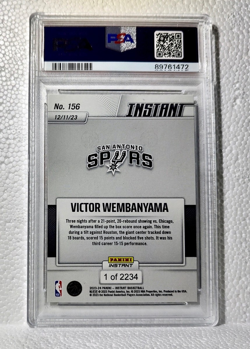 Victor Wembanyama 2023-24 Panini #156 NBA Rookie Basketball