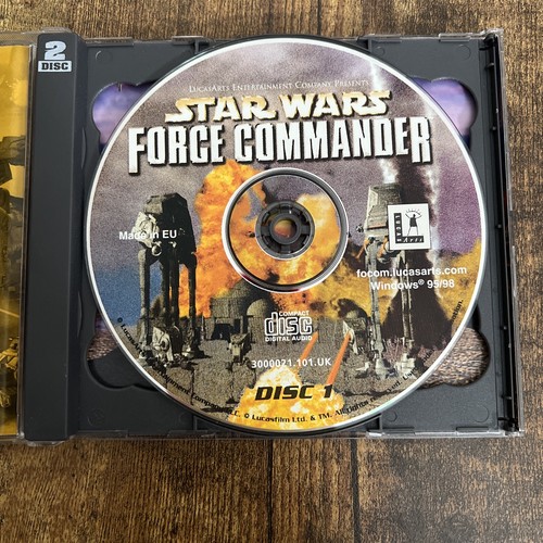 Star Wars: Force Commander for Windows PC CD Lucas Arts - Vintage Retro PC Game - Picture 3 of 8