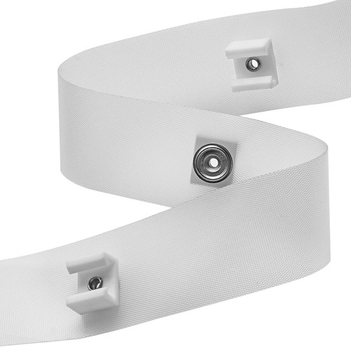 A115 for RV Curtains Clear Glide Tape #9 Window Covering Hardware 1/2 inch 72" - Picture 7 of 7