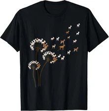 Goat Dandelion Flower Funny Animals Lovers Tee For Men Women Gift Unisex T-Shirt