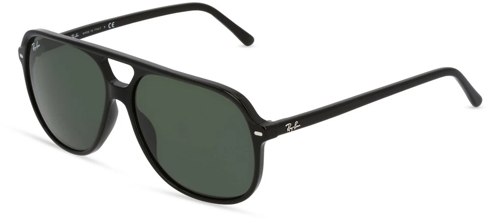 Ray-Ban Lunettes De Soleil RB2198 Bill 901/31 Noires Verres G-15 Vert