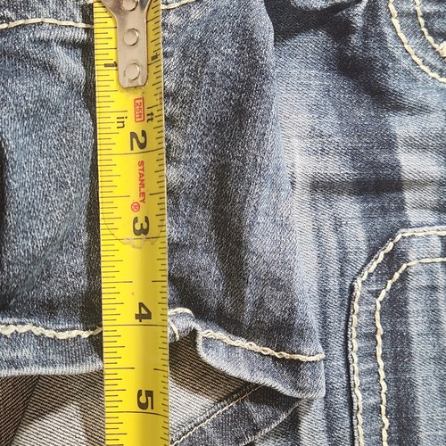 Zana Di Damenshorts 16 blau geschrurrt 4" Schrittlänge mittlere Leibhöhe bestickt Stretch - Bild 10 von 13