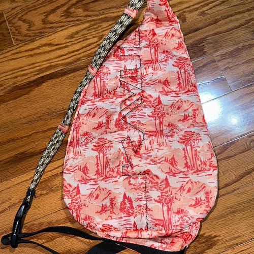 Kavu Women’s Mini Rope Sling Orange Landscape Backpack  - Picture 11 of 17