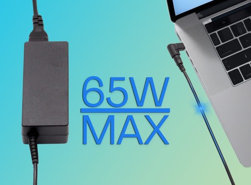 12 INTERCHANGEABLE CONNECTOR PINS AJP 65WATT UNIVERSAL LAPTOP ADAPTER - Zdjęcie 5 z 7
