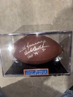 Dick Butkus Autographed Football, Inscripted And Authenticated, HOF 79 51 JSA