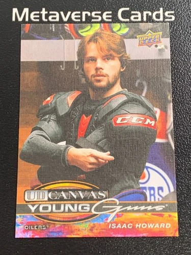 2025-26 Upper Deck Series 2 Isaac Howard UD Canvas Young Guns Rookie RC