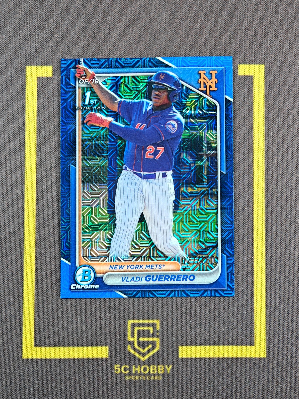 2024 Bowman Chrome 1st Prospect Blue Mojo Ref /150 Vladi Guerrero FCLN