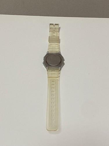 Reloj CASIO: F-91W Transparente Hombre Digital Cuarzo – Funciona - Imagen 3 de 4