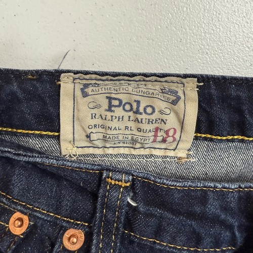 Polo Ralph Lauren Jeans Denim Boys 18 (30x30) Slim Straight 100% Cotton - Picture 6 of 18